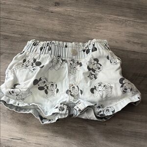 Minnie Mouse Denim Shorts H&M